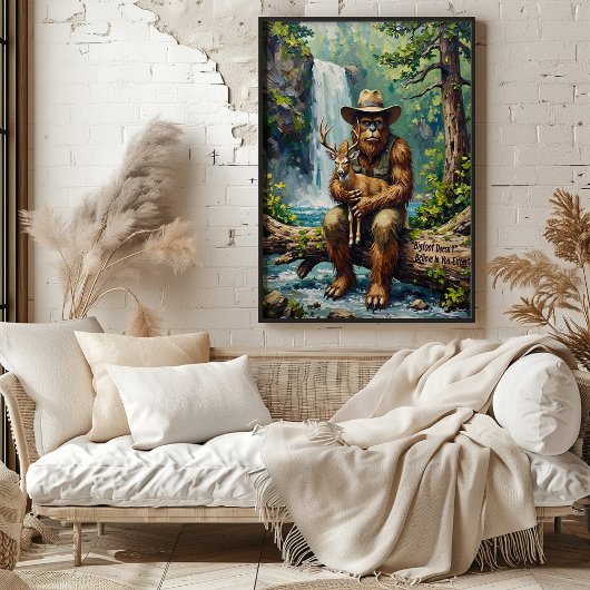 荒野の抱擁：サスカッチと若い鹿 ポスター