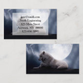 荒野の王オオカミ 名刺 (正面/裏面)