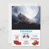 『荒野の王狼』 招待状 (正面)