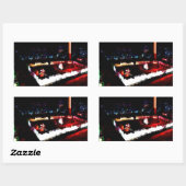 荒野の神の幕開け 長方形シール (シート)