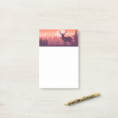 荒野の鹿 ポストイット (デスク上)