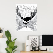 荒野への旅 ポスター (ホームオフィス)