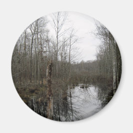 荒野を川で渡る マグネット