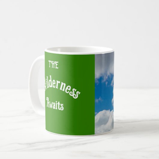 荒野を待ち望む コーヒーマグカップ (正面左)