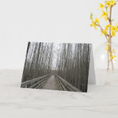 荒野を通る道 カード (黄色い花)