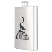 荒野ウルフムーンを守る フラスク (左)