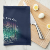 荒野スピリットベア キッチンタオル (四つ折り)