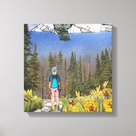 荒野ハイキング キャンバスプリント