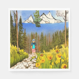 荒野ハイキング スタンダードランチョンナプキン