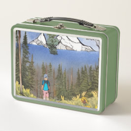 荒野ハイキング メタルランチボックス