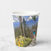 荒野ハイキング 紙コップ (裏面)