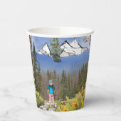 荒野ハイキング 紙コップ (左)