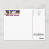 荒馬はがき、アサテーハ島はがき ポストカード (裏面)