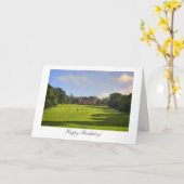 荘厳な家庭のハッピーバースデー カード (黄色い花)