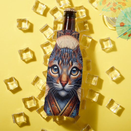 荘厳な幻想的な猫のクーラー ボトルクーラー (インサイチュ 夏)