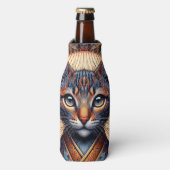 荘厳な幻想的な猫のクーラー ボトルクーラー (ボトル正面)