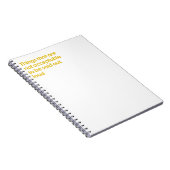 荷が無いと言われないこと ノートブック (右側)