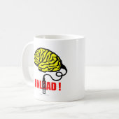 荷を下すべき頭脳 コーヒーマグカップ (正面左)