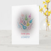 荷を積みます愛して下さい カード (黄色い花)