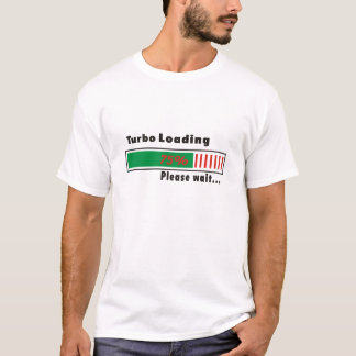 荷を積むターボは待っています Tシャツ