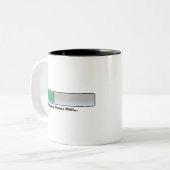 荷を積む頭脳は…待っています ツートーンマグカップ (正面左)