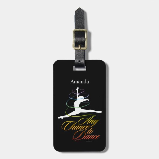 荷札を踊る機会 ラゲッジタグ (正面縦)