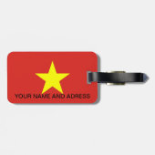 荷札（ベトナム国旗あり） ラゲッジタグ (裏面横)