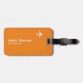 荷物おもしろいの識別「もう一度行く！」 ラゲッジタグ (裏面横)