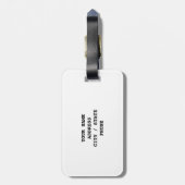 荷物おもしろいタグバッグ及びスーツケース |毒性 ラゲッジタグ (裏面縦)