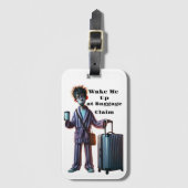 荷物おもしろいタグ ラゲッジタグ (正面縦)