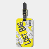 荷物おもしろいタグ – 失ったバッグ ラゲッジタグ (正面縦)
