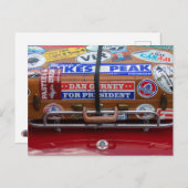 荷物が積み込んである ポストカード (正面/裏面)