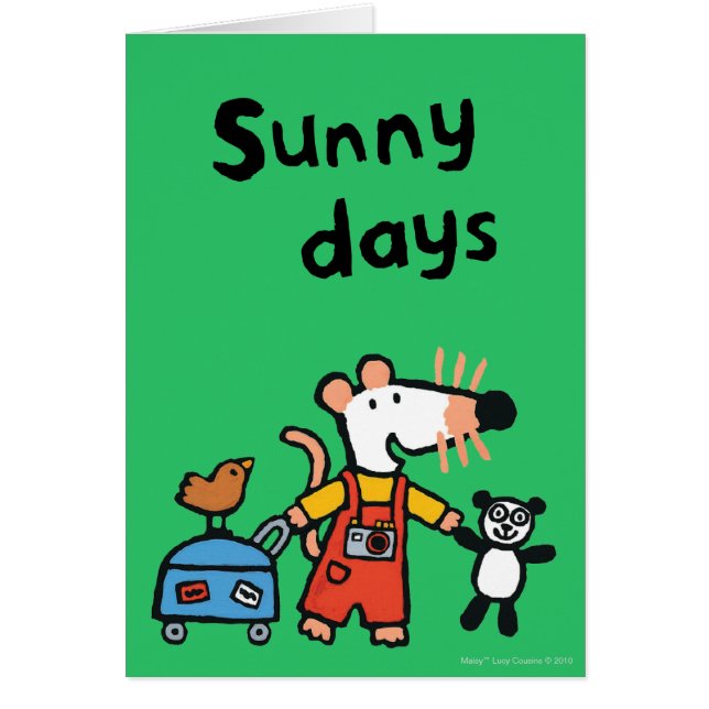 荷物との休暇の間準備ができているMaisy (正面)