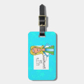 荷物のどこかに行こうラベル ラゲッジタグ (正面縦)