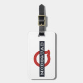 荷物のタグだ！ ラゲッジタグ (正面縦)