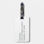 荷物のタグを歩き回る人ばかりではない ラゲッジタグ (裏面縦)