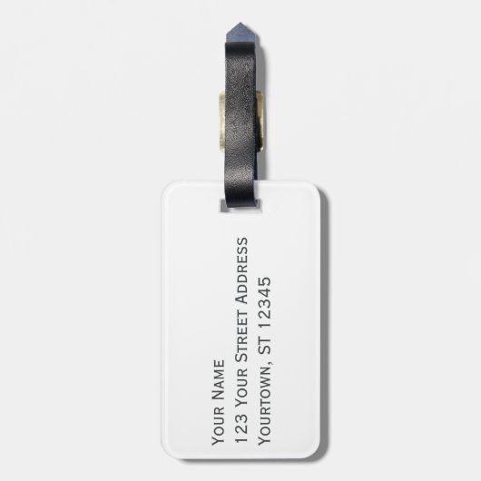 荷物のタグを歩き回る人ばかりではない ラゲッジタグ (裏面縦)