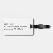 荷物のタグを歩き回る人ばかりではない ラゲッジタグ (裏面横)