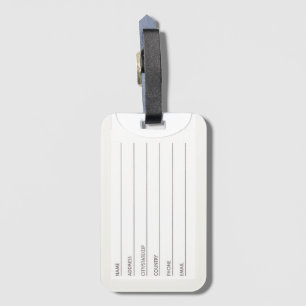 荷物のトラベルラベル。 ラゲッジタグ