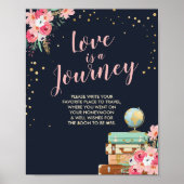 荷物のドロップオフサイン旅行恋しく思シャワーミセスへ。 ポスター (正面)