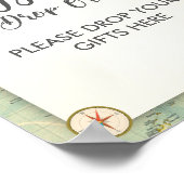 荷物のドロップオフサイン旅行恋しく思シャワーミセスへ。 ポスター (角)