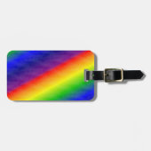 荷物のラベルか虹 ラゲッジタグ (正面横)