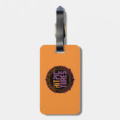 荷物のラベルと決め付けられる衝突写真 ラゲッジタグ (裏面縦)