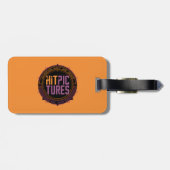 荷物のラベルと決め付けられる衝突写真 ラゲッジタグ (裏面横)