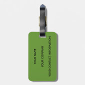 荷物のラベルに"玉を付けました" ラゲッジタグ (裏面縦)