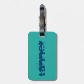 荷物のラベルのためのタナーの名札 ラゲッジタグ (裏面縦)