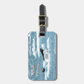 荷物のラベルのシール ラゲッジタグ (正面縦)