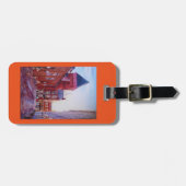 荷物のラベルの財布のラベルのキーホルダー ラゲッジタグ (正面横)
