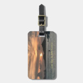 荷物のラベルのCruz湾聖ヨハネ、USVI ラゲッジタグ (正面縦)