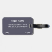 "荷物のラベルは冒険で"の行こう ラゲッジタグ (裏面横)